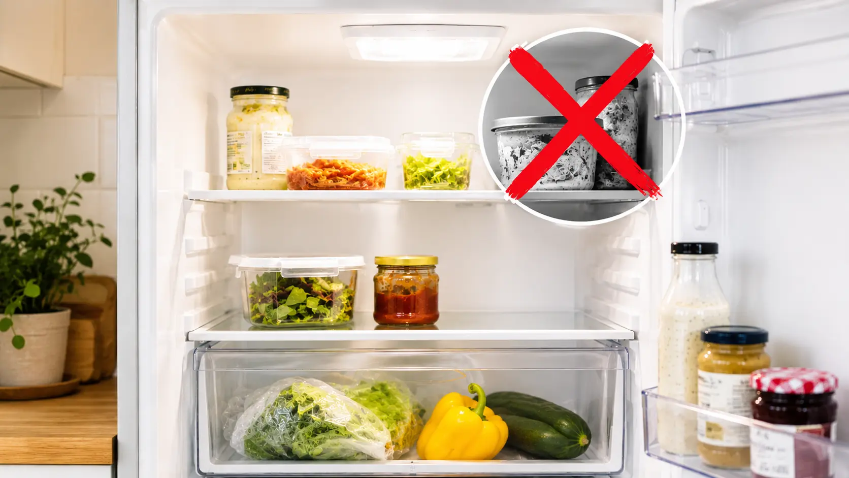 tips for fridge organization image