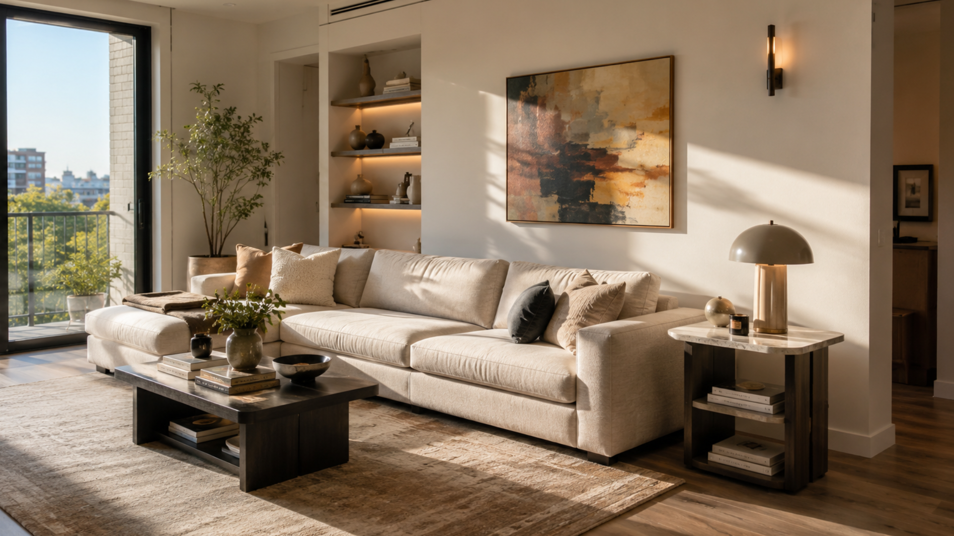 Best End Tables that Speak to Your Personal Style: Modern, Midcentury, Boho, Cottagecore, and Y2K modern side table in a living room