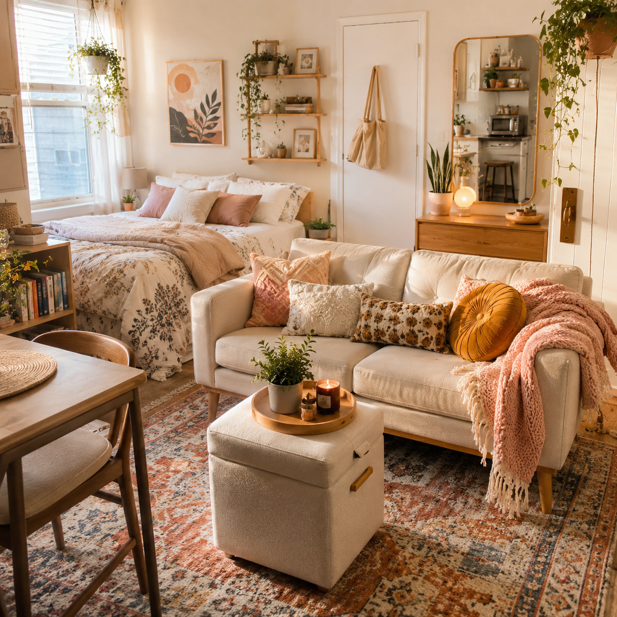modern shabby chic room