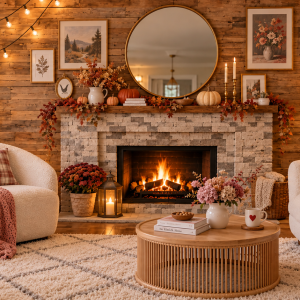 autumn mantel decor ideas 2026 2