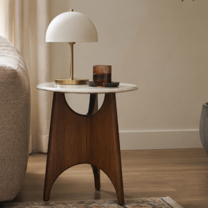 end table next to a sofa